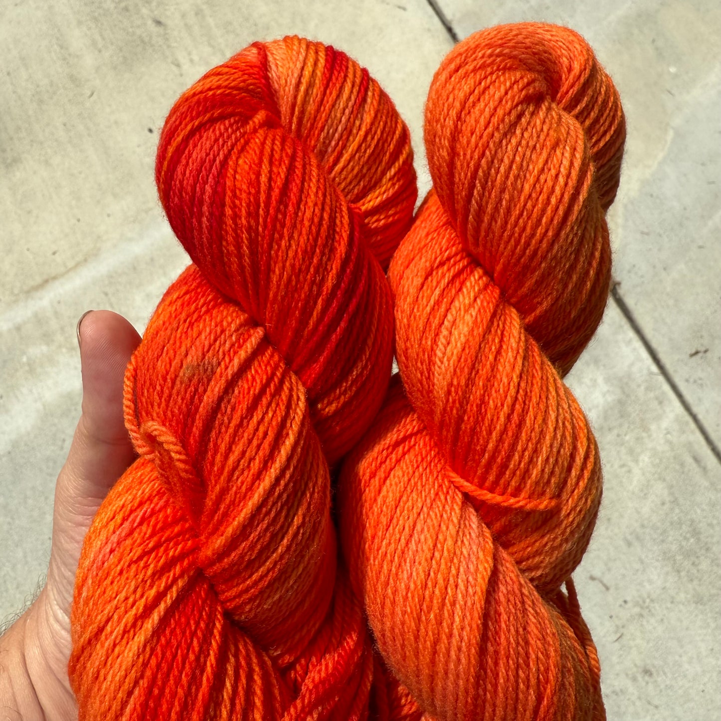 The Adventures Of The Electric Tomato - Targhee Worsted