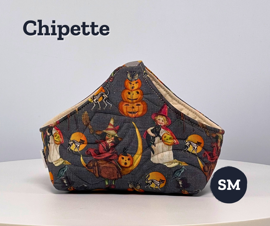 Chip Basket - Witch & Kitty