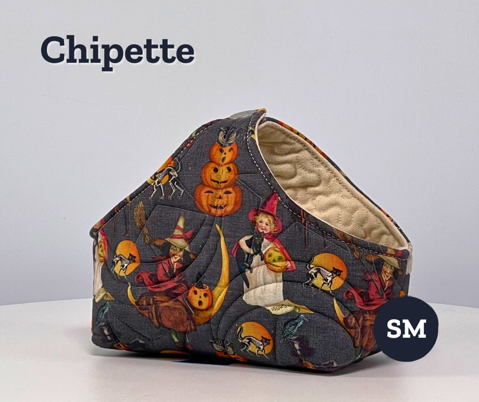 Chip Basket - Witch & Kitty