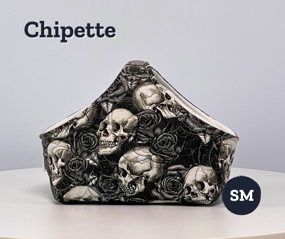 Chip Basket - Skulls & Roses