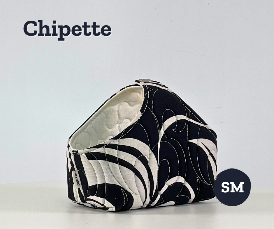 Chip Basket - Black Tie