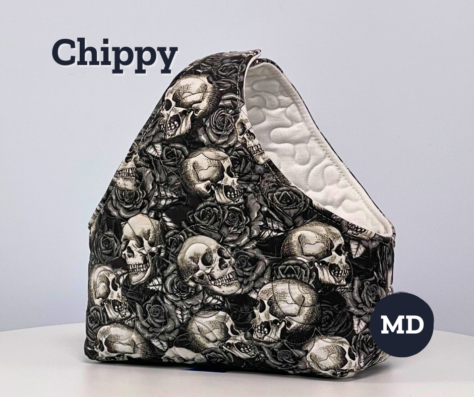 Chip Basket - Skulls & Roses