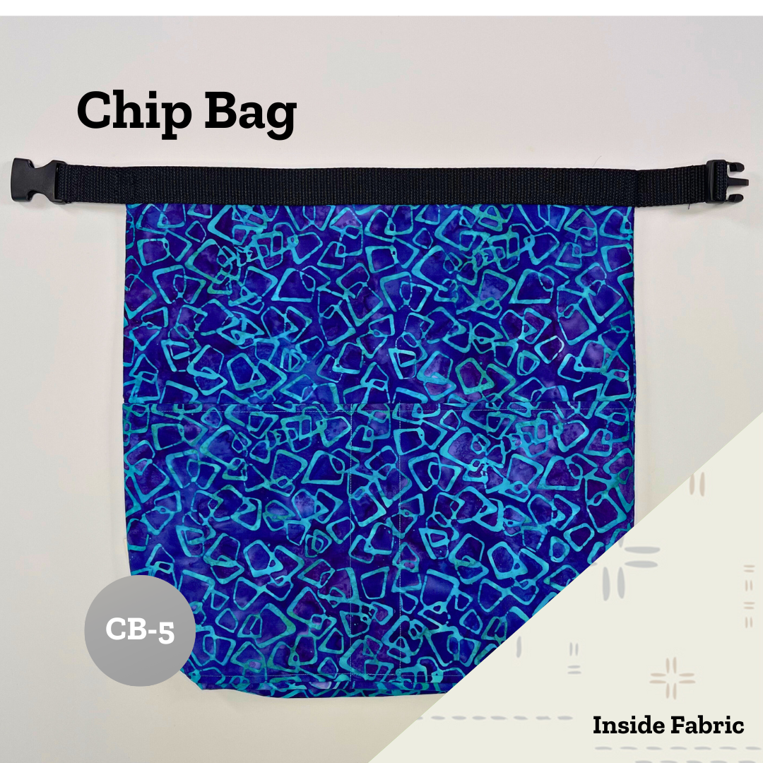 Chip Bag  (+ Outside & Inside Pockets)