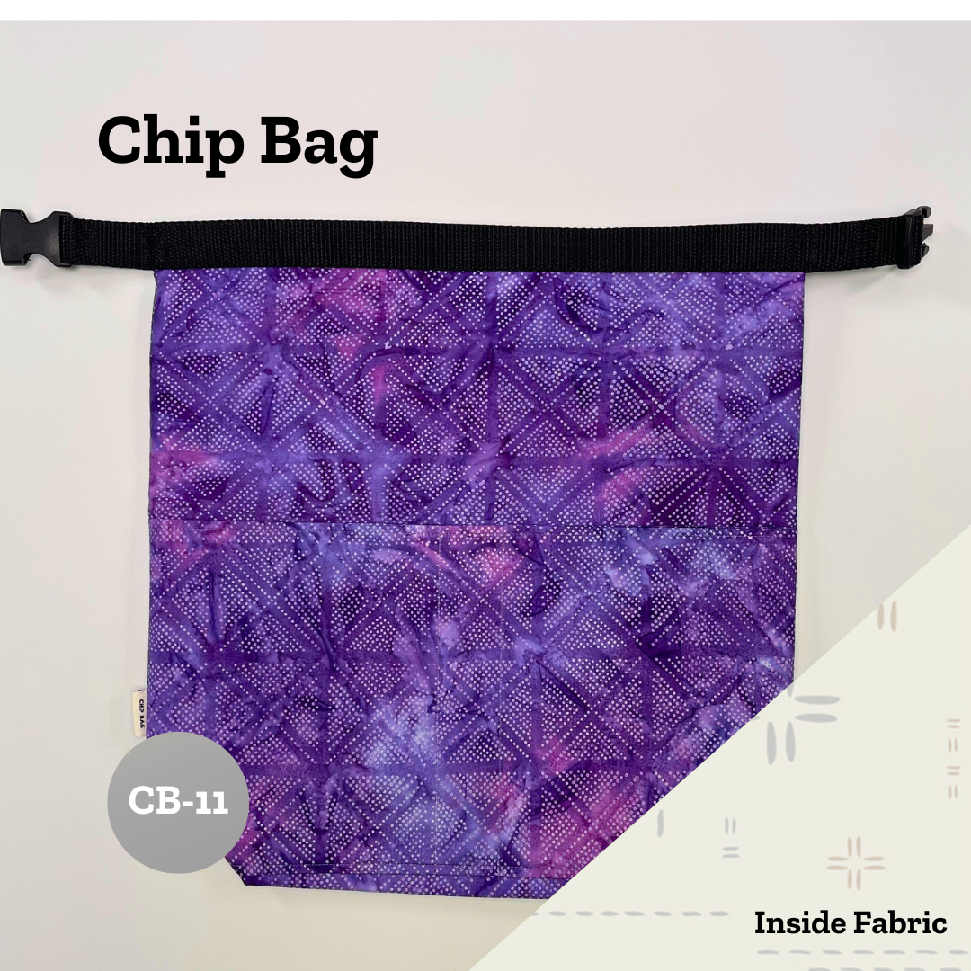 Chip Bag  (+ Outside & Inside Pockets)