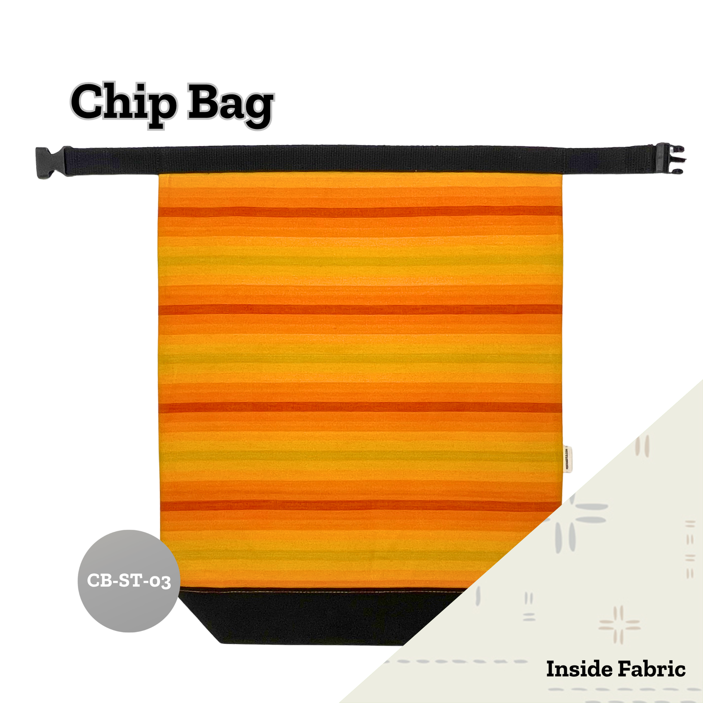 Chip Bag Stripes  (+ Inside Pockets)