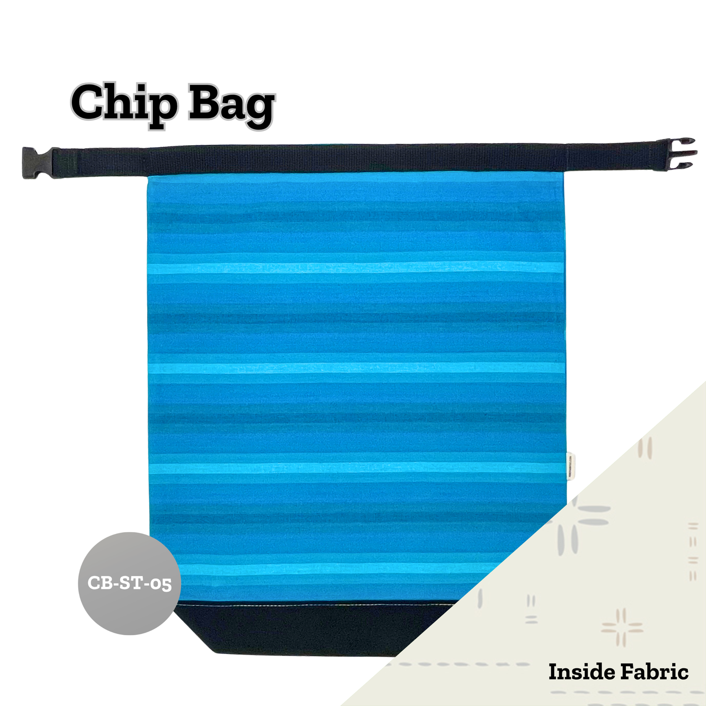 Chip Bag Stripes  (+ Inside Pockets)