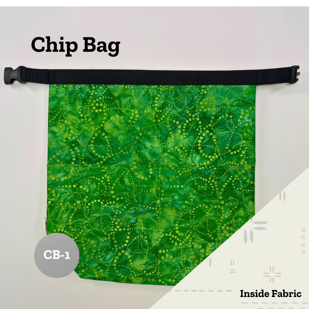 Chip Bag  (+ Outside & Inside Pockets)
