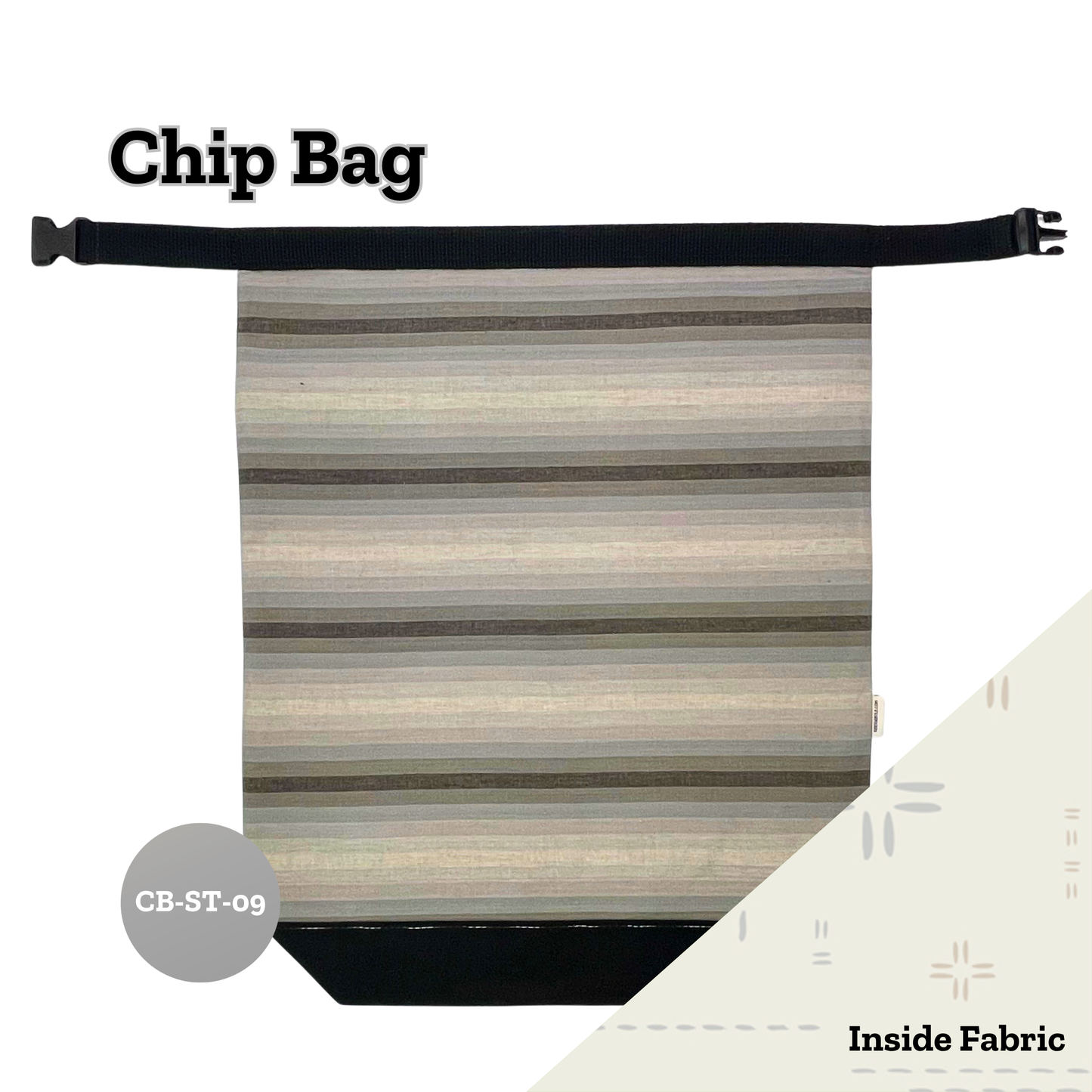 Chip Bag Stripes  (+ Inside Pockets)