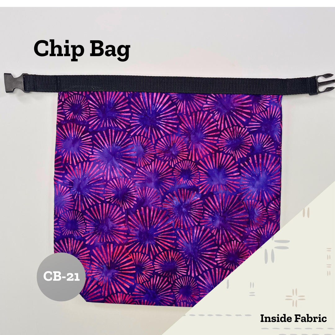 Chip Bag  (+ Inside Pockets)