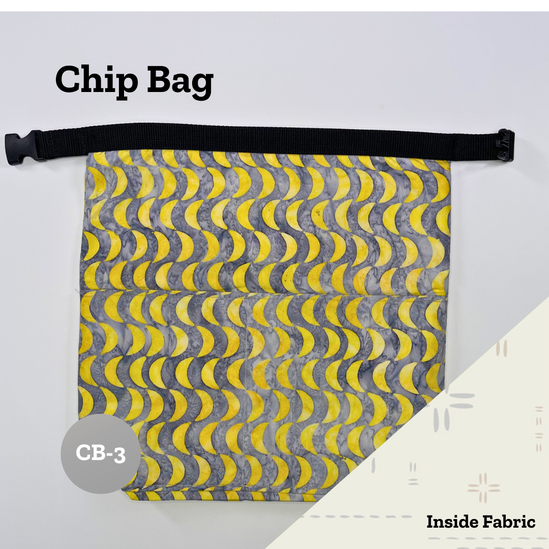 Chip Bag  (+ Outside & Inside Pockets)