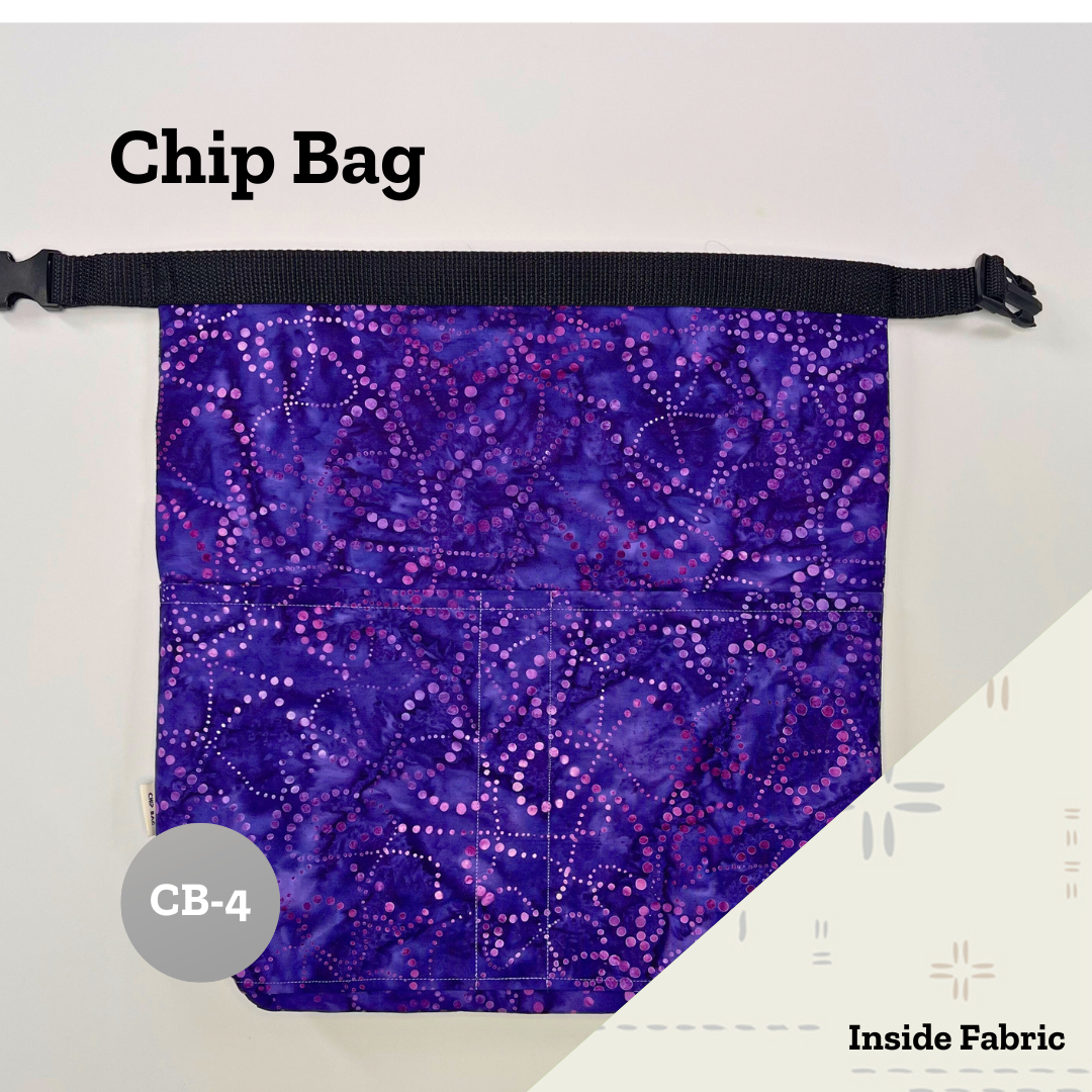 Chip Bag  (+ Outside & Inside Pockets)