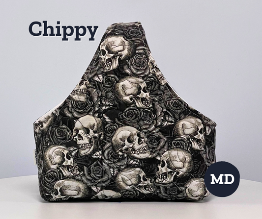 Chip Basket - Skulls & Roses