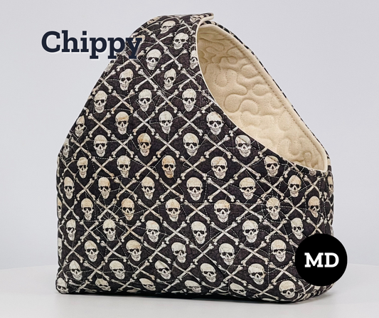 Chip Basket - Skulls & Bones