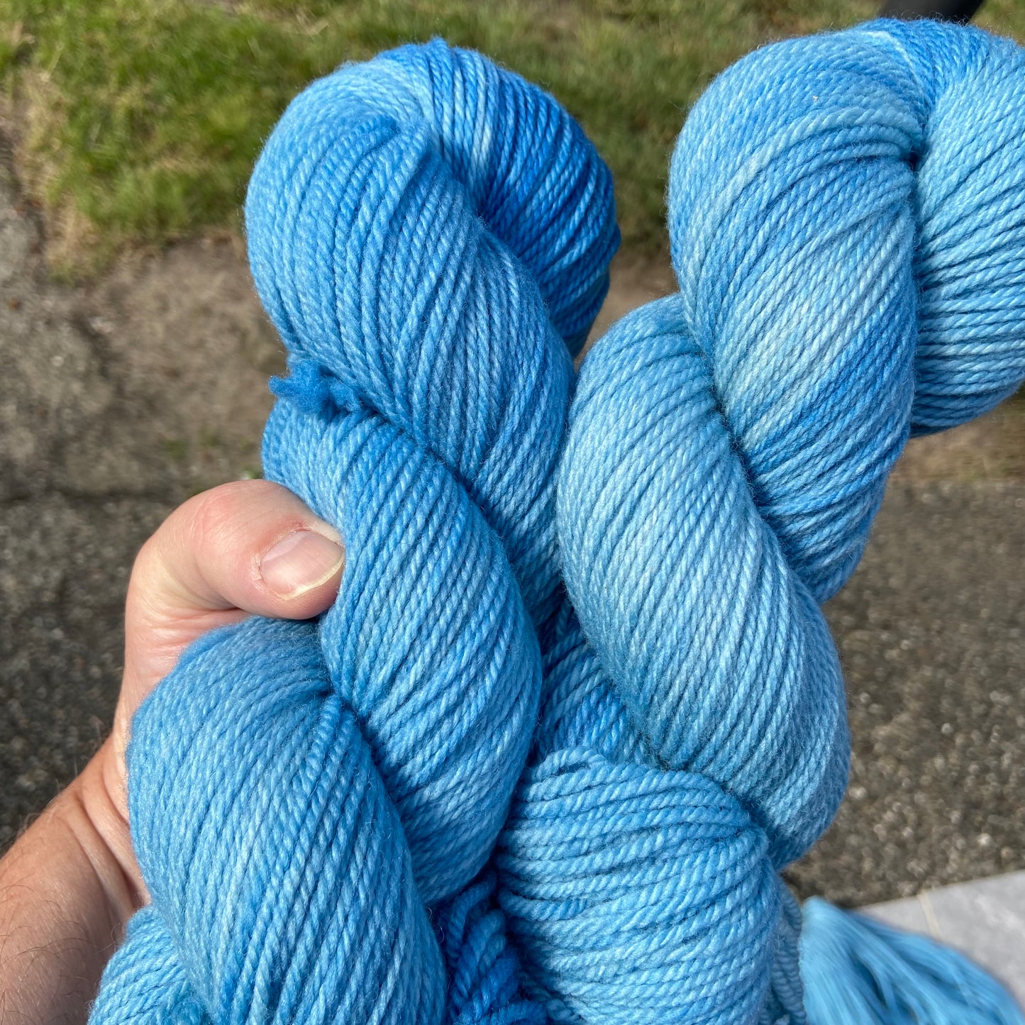 THOMAS HAS THE BLUES - Targhee Worsted