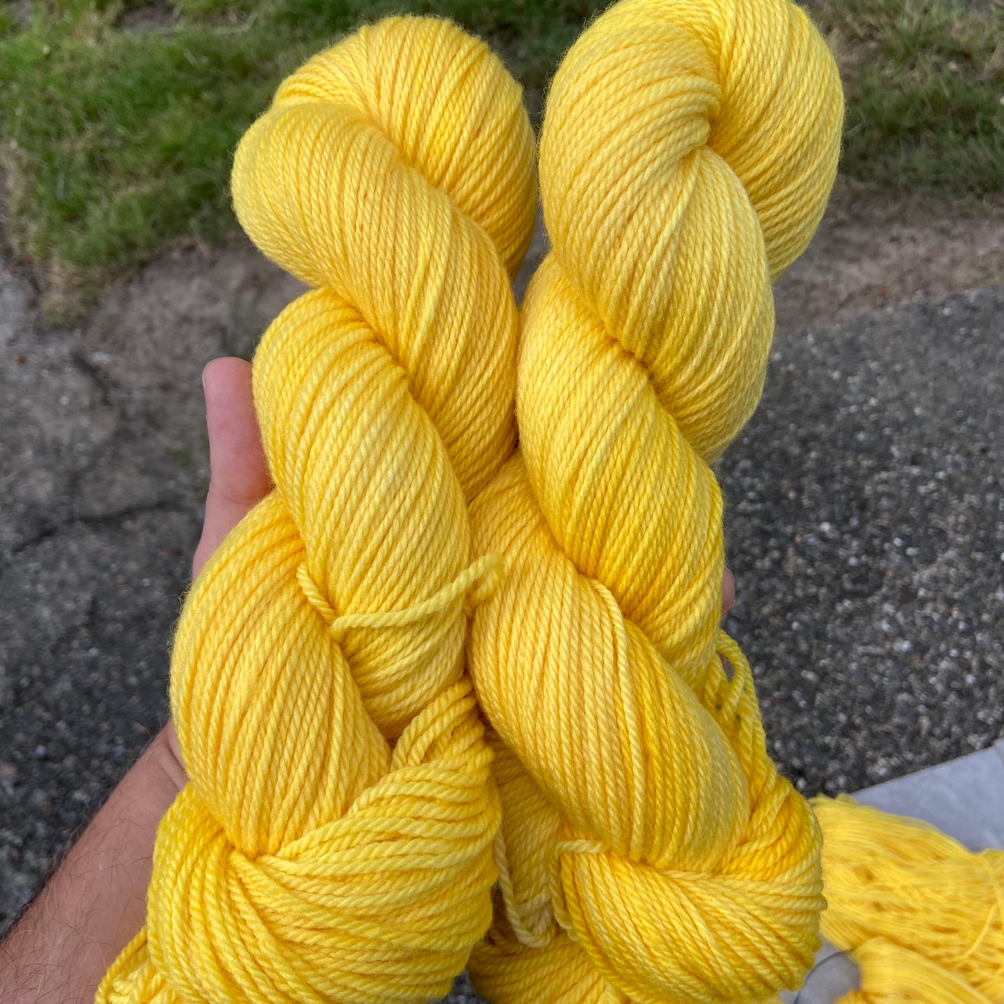 And It Was Called "Yellow" - Targhee Worsted